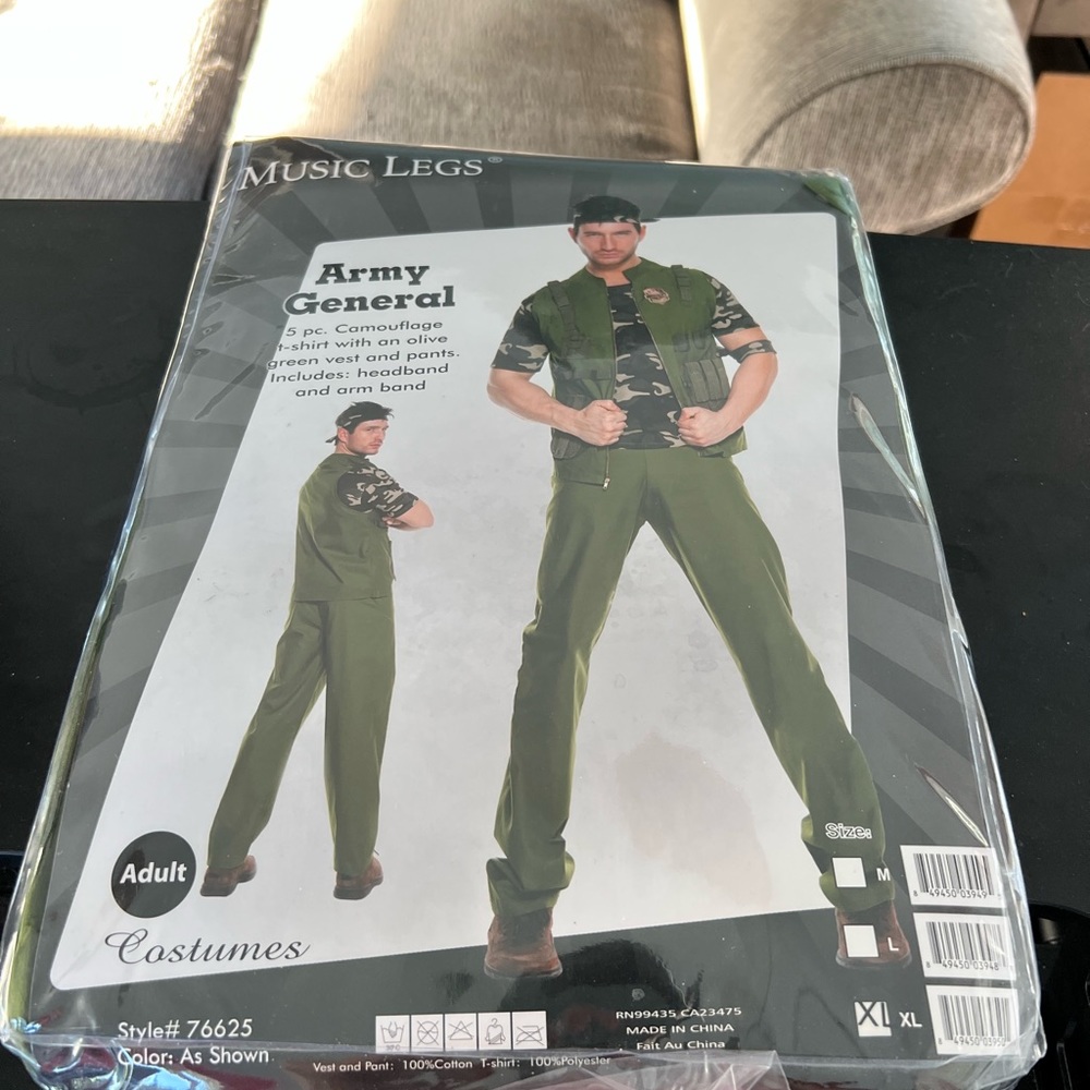 Army General Mens Costume